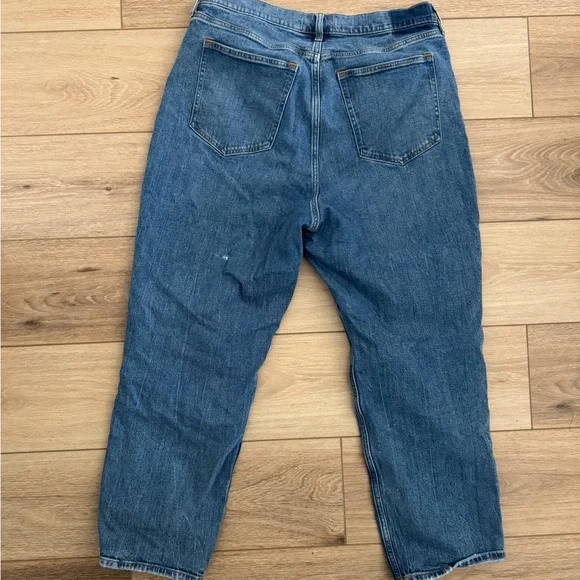 Abercrombie & Fitch ankle straight ultra high rise curve love jeans - Picture 3 of 5